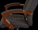Купить Кресло руководителя Аклас Атлант EX MB (Кожа LC-K Dark brown) в Киеве с доставкой по Украине | vincom.com.ua Фото 7