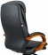Купити Крісло офісне Аклас Валенсия Soft EX MB (шкіра LC-A Black/PU Black) у Києві з доставкою по Україні | vincom.com.ua Фото 17