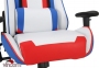 Купить Кресло геймерское GT Racer X-2530 White/Blue/Red в Киеве с доставкой по Украине | vincom.com.ua Фото 2