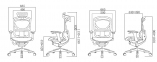 Купити Крісло офісне GT Chair I-SEE X black у Києві з доставкою по Україні | vincom.com.ua Фото 17