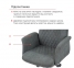 Купить Кресло офисное Аклас Ай-Петри CH Tex ANF (Black-Gray 1705B-26) в Киеве с доставкой по Украине | vincom.com.ua Фото 14