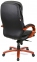 Купити Крісло офісне Аклас Валенсия Soft EX MB (шкіра LC-A Black/PU Black) у Києві з доставкою по Україні | vincom.com.ua Фото 10