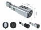 Купити Розумний дверний біометричний замок SEVEN LOCK SL-7774BF silver (100-150 мм) у Києві з доставкою по Україні | vincom.com.ua Фото 7