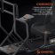 Купить Кресло геймерское кокпит Gamepro RS115 Black с креплением для руля, педалей, коробки передач и монитора в Киеве с доставкой по Украине | vincom.com.ua Фото 10