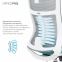 Купить Кресло офисное Officepro Balance OC550-W-DG-BL White/Dark Gray/Blue в Киеве с доставкой по Украине | vincom.com.ua Фото 8