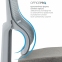 Купити Крісло офісне Officepro Elegant OC600-G-DG-DG Gray/Dark Gray у Києві з доставкою по Україні | vincom.com.ua Фото 8
