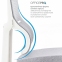 Купить Кресло офисное Officepro Elegant OC600-W-LG-LG White/Light Gray в Киеве с доставкой по Украине | vincom.com.ua Фото 9