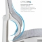 Купить Кресло офисное Officepro Elegant OC660-W-DG-DG White/Dark Gray в Киеве с доставкой по Украине | vincom.com.ua Фото 8