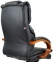 Купити Крісло офісне Аклас Флорида EX MB GB-233WW (шкіра LC-A Black) у Києві з доставкою по Україні | vincom.com.ua Фото 9