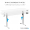 Купити Стіл комп'ютерний OfficePro ODE1670WB White/Black з електрорегулюванням висоти у Києві з доставкою по Україні | vincom.com.ua Фото 9