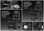 Купить Кресло геймерское Anda Seat X1 Gaming Sofa Black PVC в Киеве с доставкой по Украине | vincom.com.ua Фото 8