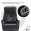Купити Крісло-реклайнер Qlab RC268B Leather Black у Києві з доставкою по Україні | vincom.com.ua Фото 3
