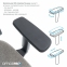 Купить Кресло офисное Officepro Elegant OC600-B-DG-DG Black/Dark Gray в Киеве с доставкой по Украине | vincom.com.ua Фото 10