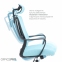 Купить Кресло офисное Officepro Harmony OC310-B-BL-BL Black/Blue в Киеве с доставкой по Украине | vincom.com.ua Фото 10