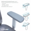 Купить Кресло офисное Officepro Balance OC620-G-DG-DG Gray/Dark Gray в Киеве с доставкой по Украине | vincom.com.ua Фото 10