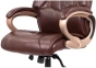 Купить Кресло офисное Аклас Монсан ANF (PU Dark brown) в Киеве с доставкой по Украине | vincom.com.ua Фото 1