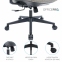 Купить Кресло офисное Officepro Wave OC599-B-DG-DG Black/Dark Gray в Киеве с доставкой по Украине | vincom.com.ua Фото 12