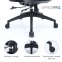 Купить Кресло офисное Officepro Skyline OC580-B-B-B Black в Киеве с доставкой по Украине | vincom.com.ua Фото 16