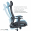 Купить Кресло офисное Officepro Wave OC670-B-B-B Black в Киеве с доставкой по Украине | vincom.com.ua Фото 17