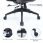 Купити Крісло офісне OfficePro Skyline OC580-B-DG-DG Black/Dark Gray у Києві з доставкою по Україні | vincom.com.ua Фото 16