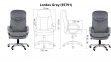 Купить Кресло офисное Special4You Lordos grey (E5791) в Киеве с доставкой по Украине | vincom.com.ua Фото 14