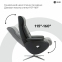 Купить Кресло-реклайнер Qlab RC210B Leather Black в Киеве с доставкой по Украине | vincom.com.ua Фото 6