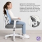Купить Детское компьютерное кресло QLAB Kids Edition KC327G Gray в Киеве с доставкой по Украине | vincom.com.ua Фото 9