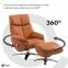 Купить Кресло-реклайнер Qlab RC280BR Leather Brown в Киеве с доставкой по Украине | vincom.com.ua Фото 5
