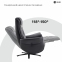 Купити Крісло-реклайнер Qlab RC268B Leather Black у Києві з доставкою по Україні | vincom.com.ua Фото 8