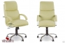 Купить Кресло Новый Стиль NADIR steel chrome comfort (Кожа Люкс LE) в Киеве с доставкой по Украине | vincom.com.ua Фото 1