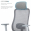 Купити Крісло офісне Officepro Wave OC670-G-G-G Gray у Києві з доставкою по Україні | vincom.com.ua Фото 16