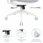 Купить Кресло офисное Officepro Elegant OC600-W-LG-LG White/Light Gray в Киеве с доставкой по Украине | vincom.com.ua Фото 15