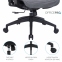 Купить Кресло офисное Officepro Balance OC620-B-DG-DG Black/Dark Gray в Киеве с доставкой по Украине | vincom.com.ua Фото 9