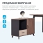Купить Стол офисный с тумбой OfficePro PG-F20B-16B в Киеве с доставкой по Украине | vincom.com.ua Фото 5