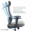 Купить Кресло офисное Officepro Wave OC599-B-DG-DG Black/Dark Gray в Киеве с доставкой по Украине | vincom.com.ua Фото 10