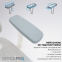 Купить Кресло офисное Officepro Skyline Footrest OC750-W-LG-LG White/Light Gray в Киеве с доставкой по Украине | vincom.com.ua Фото 6