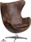 Купить Кресло SDM ЭГГ коричневый в Киеве с доставкой по Украине | vincom.com.ua Фото 0