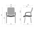 Купить Офисное кресло для конференций Новый Стиль Samba Chrome S в Киеве с доставкой по Украине | vincom.com.ua Фото 2