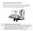 Купити Крісло офісне Аклас Туркул WT SR Світло-сірий у Києві з доставкою по Україні | vincom.com.ua Фото 16