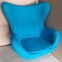 Купить Кресло SDM ЭГГ ткань голубой в Киеве с доставкой по Украине | vincom.com.ua Фото 2