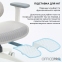 Купить Кресло офисное Officepro Skyline Footrest OC750-W-LG-LG White/Light Gray в Киеве с доставкой по Украине | vincom.com.ua Фото 5