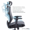 Купить Кресло офисное Officepro Balance OC620-B-DG-DG Black/Dark Gray в Киеве с доставкой по Украине | vincom.com.ua Фото 6