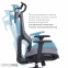 Купить Кресло офисное Officepro Elegant OC660-B-DG-DG Black/Dark Gray в Киеве с доставкой по Украине | vincom.com.ua Фото 11