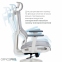 Купить Кресло офисное Officepro Elegant OC660-W-DG-DG White/Dark Gray в Киеве с доставкой по Украине | vincom.com.ua Фото 11