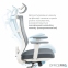 Купити Крісло офісне Officepro Balance OC550-W-DG-DG White/Dark Gray у Києві з доставкою по Україні | vincom.com.ua Фото 11