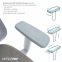 Купить Кресло офисное Officepro Wave OC599-G-G-G Gray в Киеве с доставкой по Украине | vincom.com.ua Фото 12