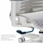 Купить Кресло офисное Officepro Balance OC620-W-LG-LG White/Dark Gray в Киеве с доставкой по Украине | vincom.com.ua Фото 12