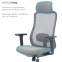 Купить Кресло офисное Officepro Wave OC599-B-DG-DG Black/Dark Gray в Киеве с доставкой по Украине | vincom.com.ua Фото 17