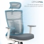 Купити Крісло офісне Officepro Balance OC550-W-DG-DG White/Dark Gray у Києві з доставкою по Україні | vincom.com.ua Фото 7