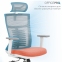 Купить Кресло офисное Officepro Balance OC550-W-DG-OR White/Dark Gray/Orange в Киеве с доставкой по Украине | vincom.com.ua Фото 7